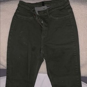 Olive jeans